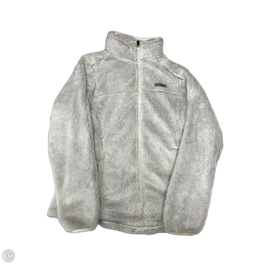 Coat Faux Fur & Sherpa By Columbia In Grey, Size: L