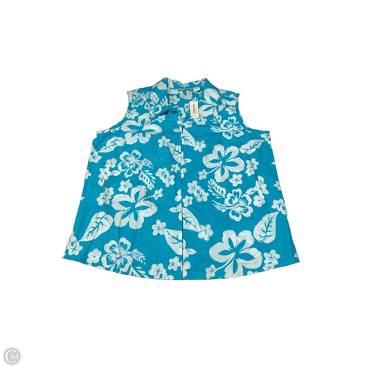 Top Short Sleeve By Dressbarn In Blue, Size: 2x