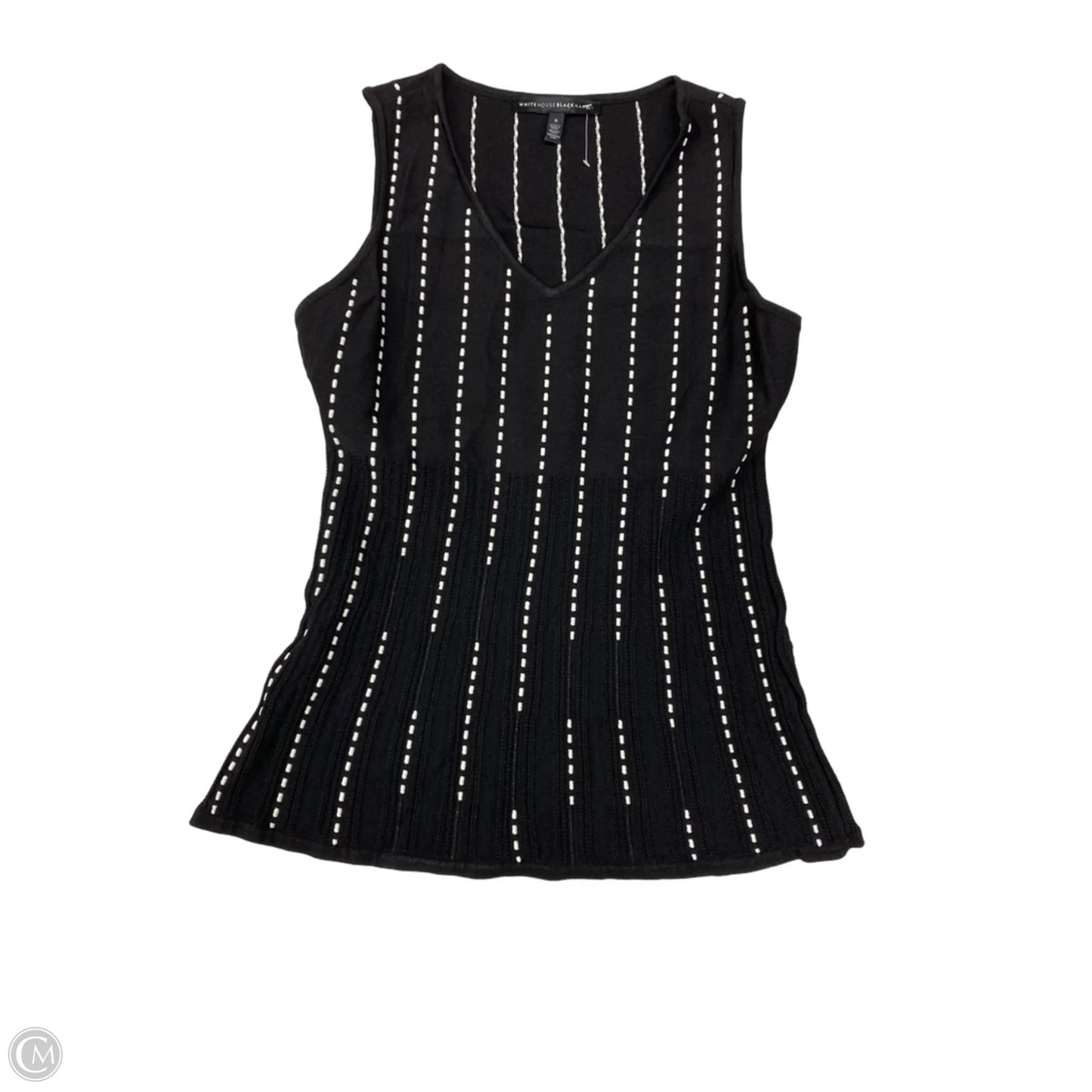 Blouse Sleeveless By White House Black Market In Black & White, Size: S