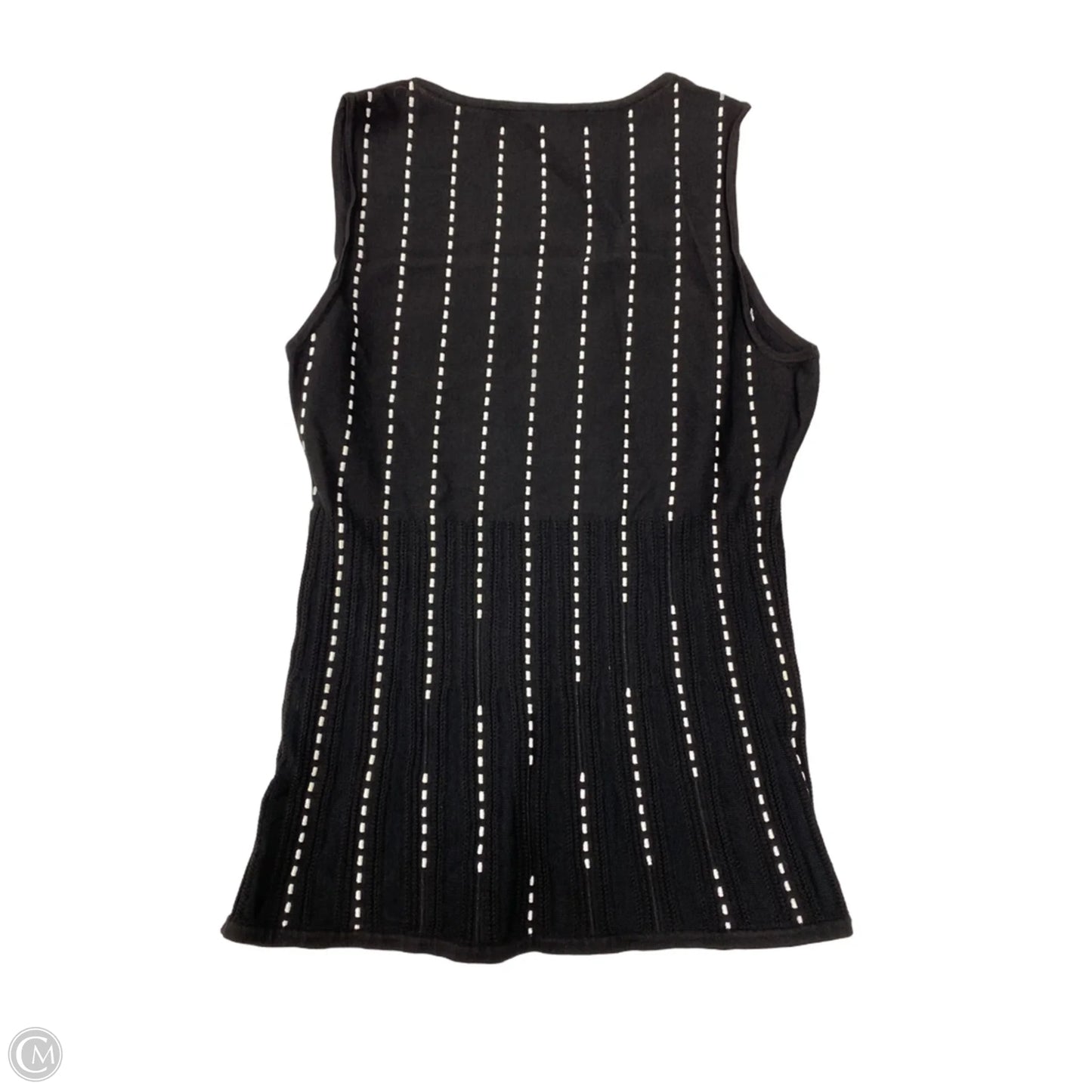 Blouse Sleeveless By White House Black Market In Black & White, Size: S