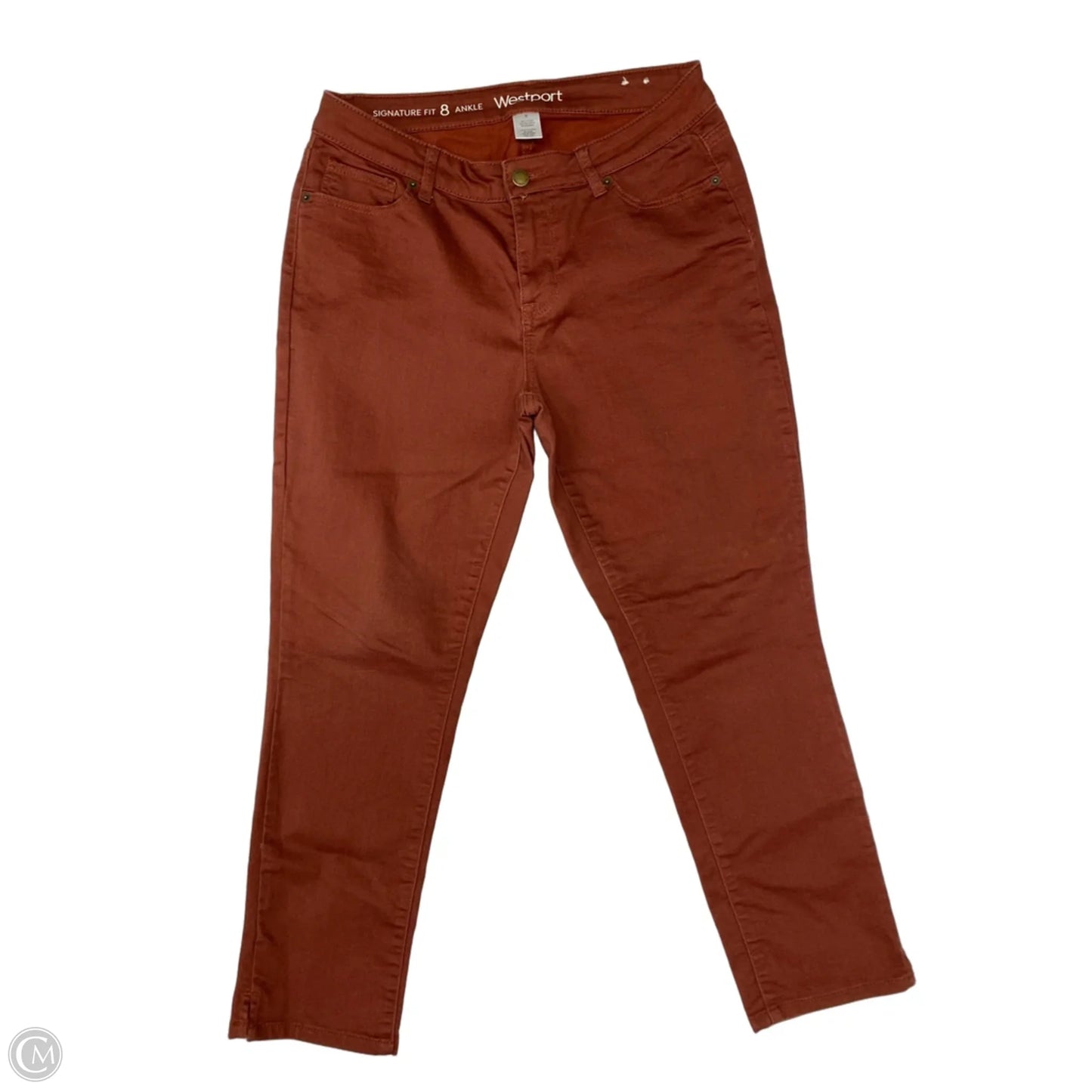 Jeans Straight By Westport In Brown, Size: 8