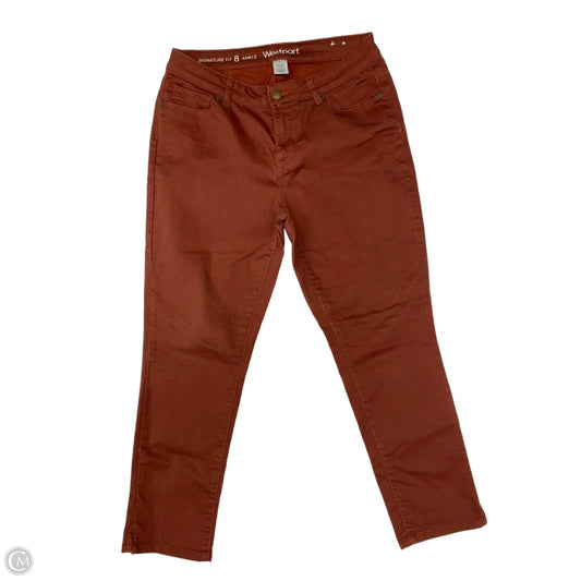 Jeans Straight By Westport In Brown, Size: 8