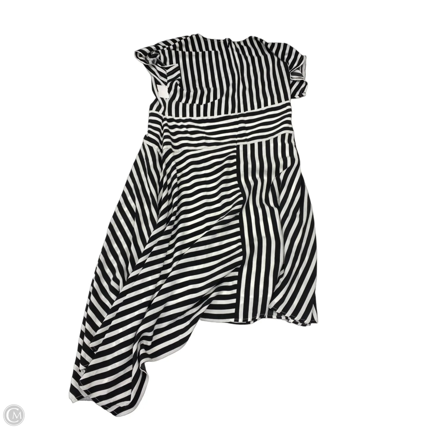 Dress Designer By Karl Lagerfeld In Black & White, Size: Xl