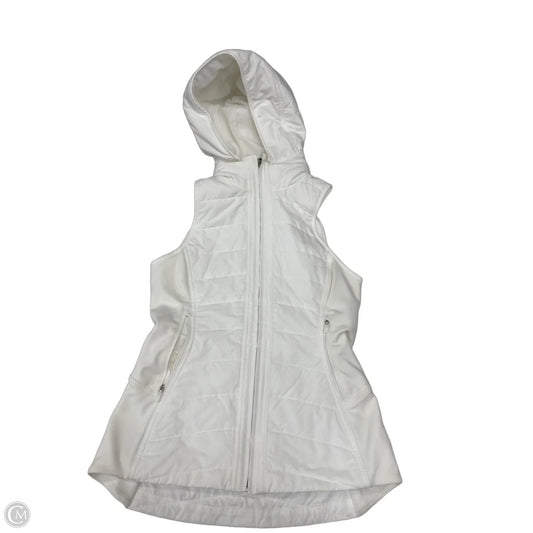 Athletic Jacket By Lululemon In White, Size: S