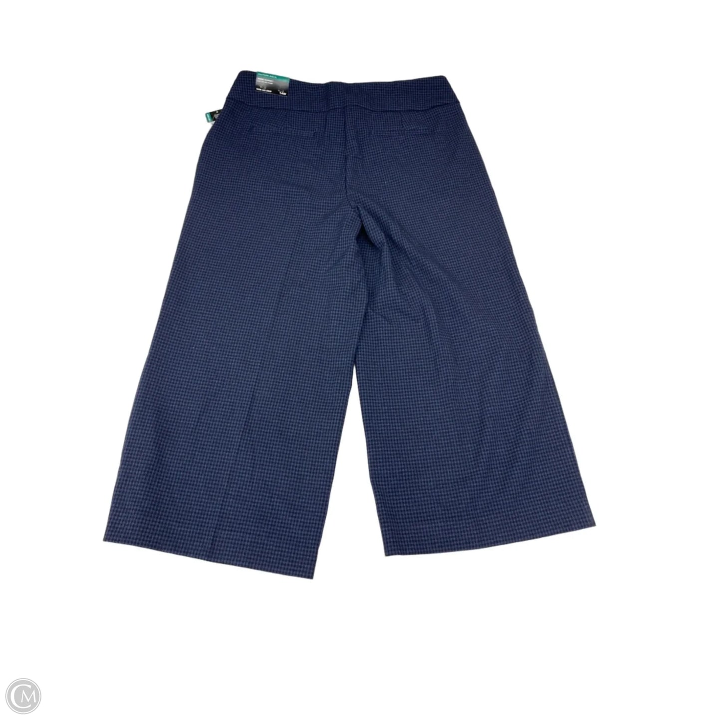 Pants Cropped By Investments In Black & Blue, Size: 14