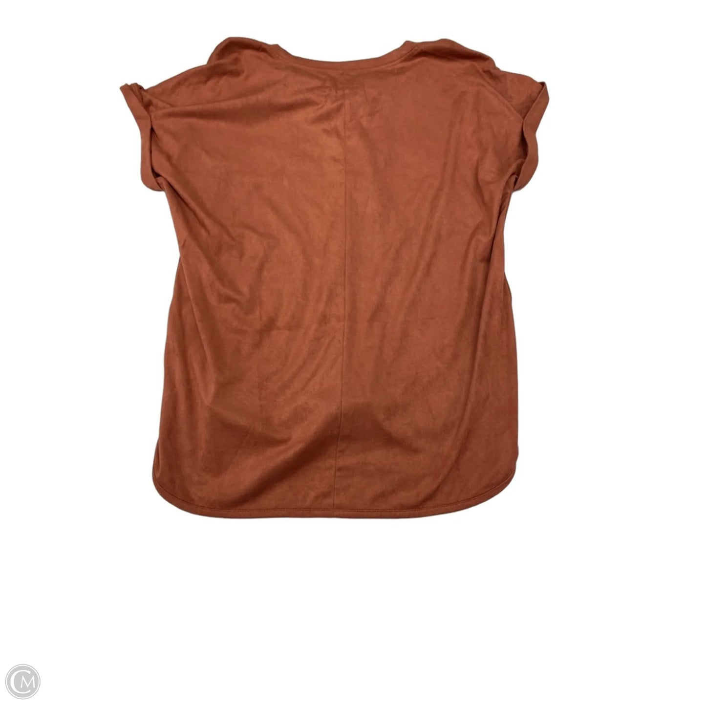 Blouse Short Sleeve By Cupio In Orange, Size: Xl