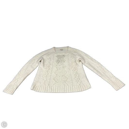 Sweater By J. Crew In Cream, Size: L