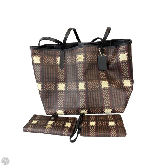 Tote Designer By Coach, Size: Large