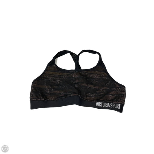 Athletic Bra By Victorias Secret In Black & Tan, Size: Xl