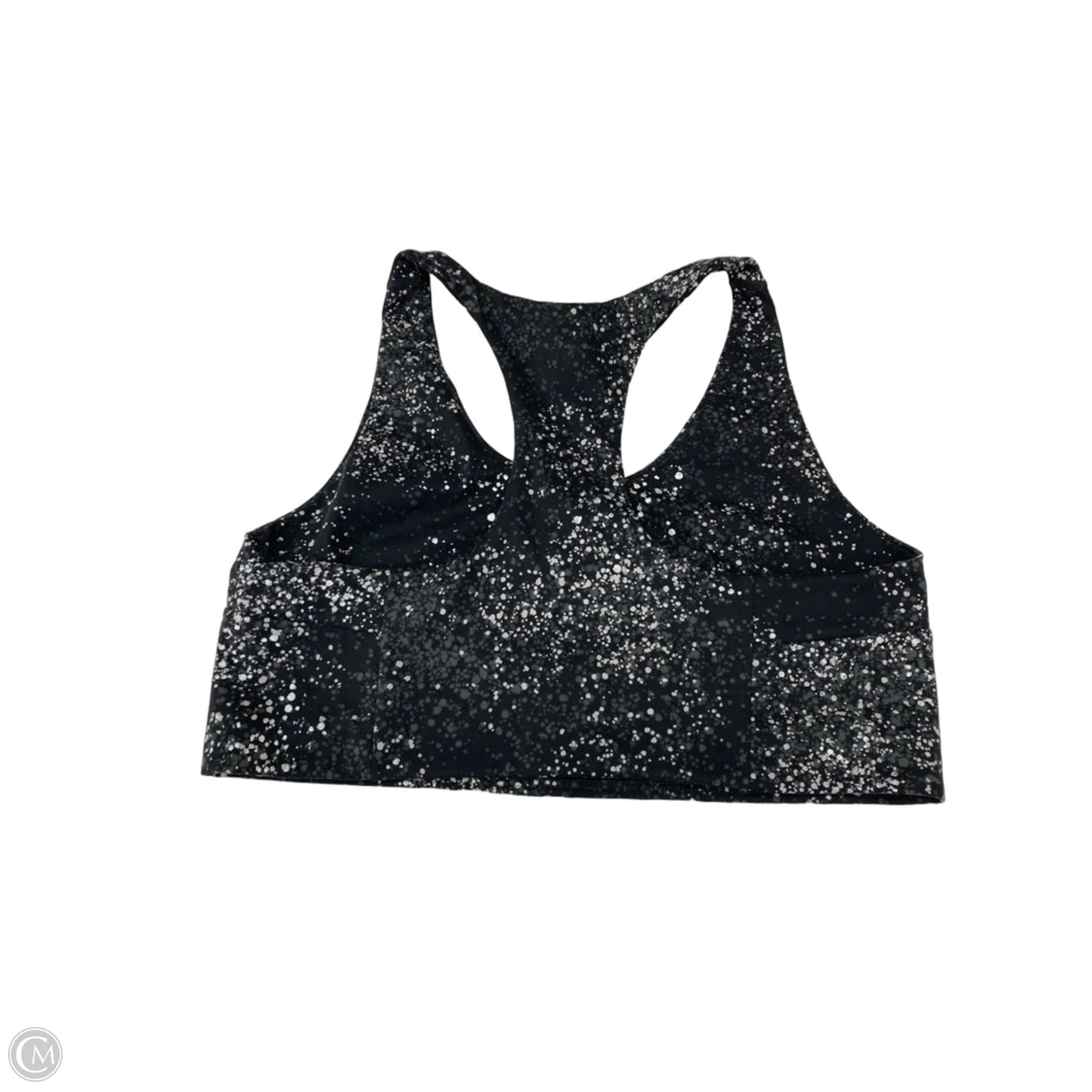 Athletic Bra By Zella In Black & White, Size: L