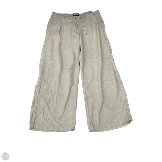 Pants Linen By Hollister In Beige, Size: 12