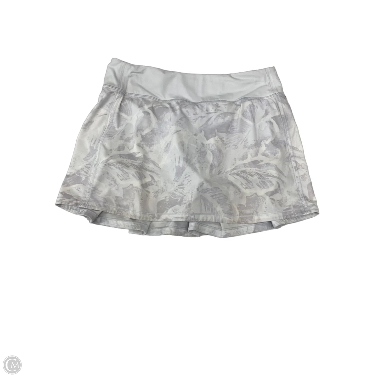Athletic Skort By Lululemon In Grey, Size: S