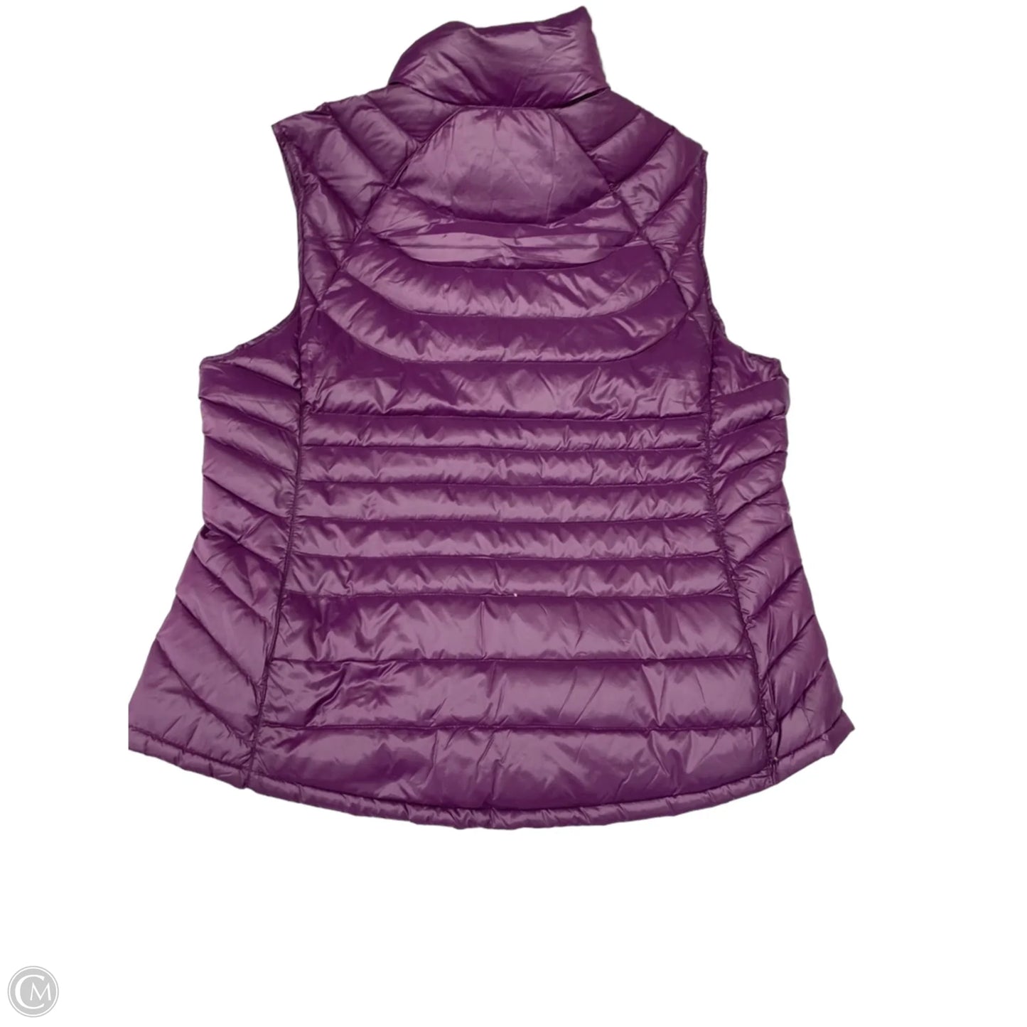 Vest Puffer & Quilted By Bernardo In Purple, Size: L