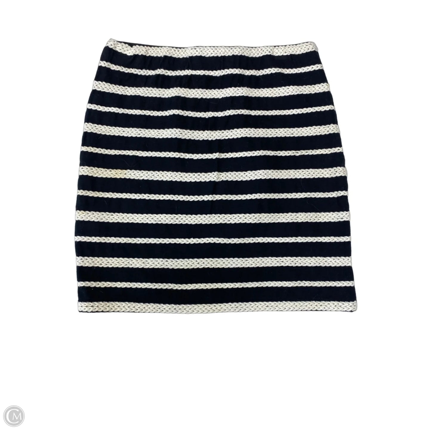 Skirt Mini & Short By Max Studio In Black & Cream, Size: 0p