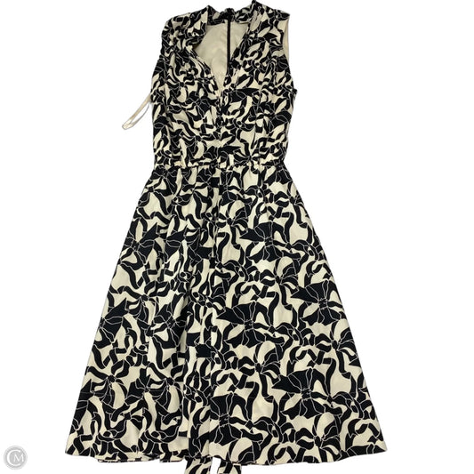 Dress Work By Eva Mendes In Black & Cream, Size: M