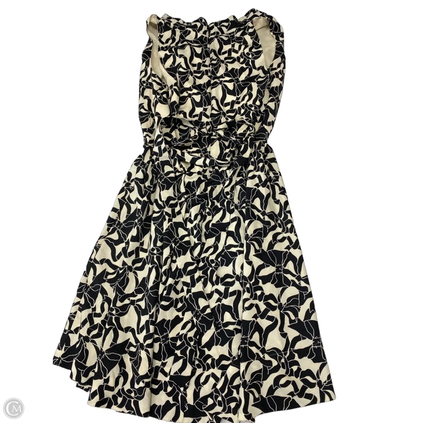 Dress Work By Eva Mendes In Black & Cream, Size: M