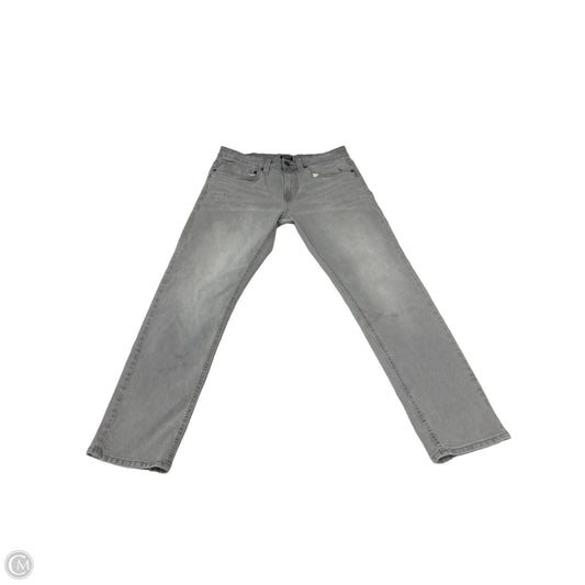 Jeans Straight By Buffalo David Bitton In Grey Denim, Size: 16