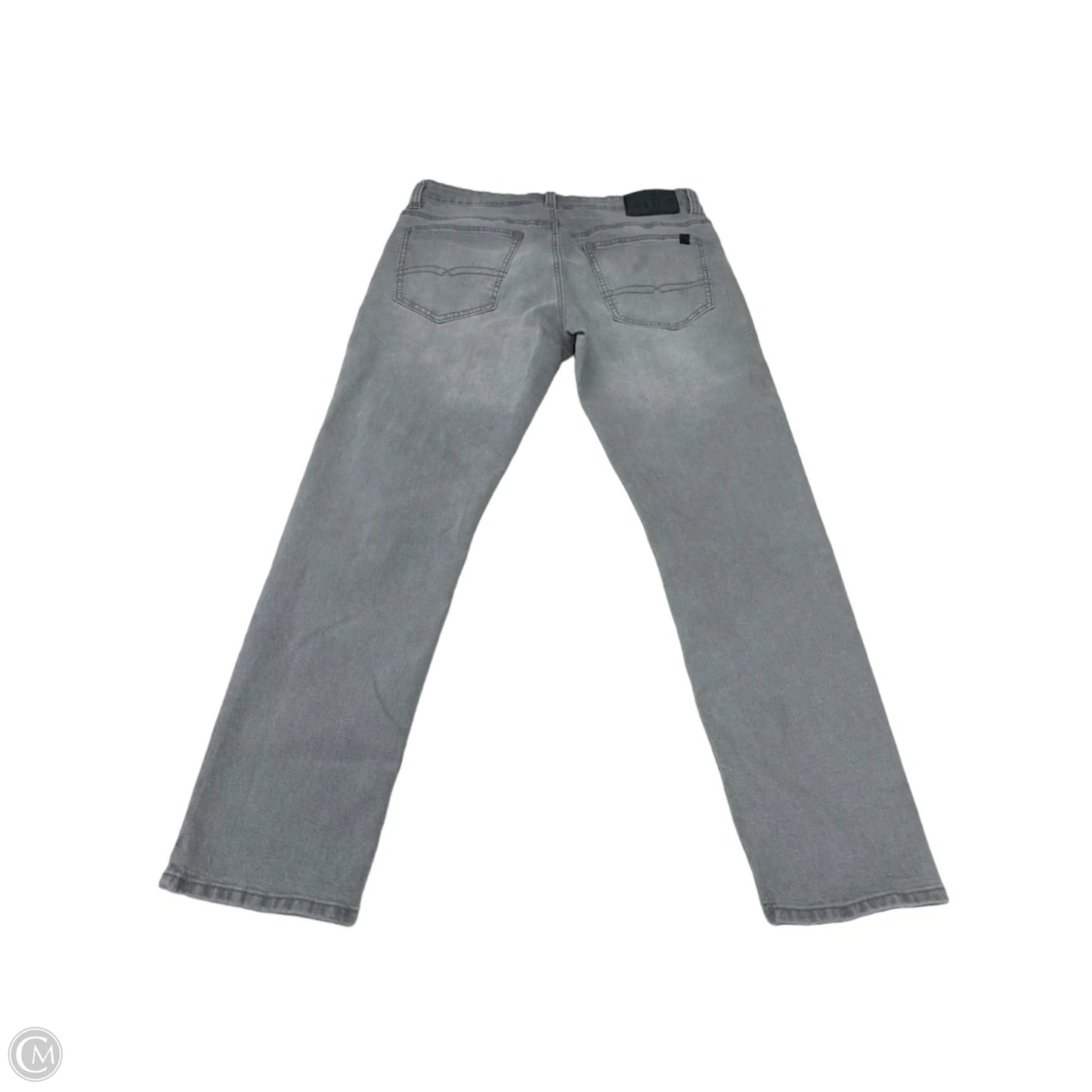 Jeans Straight By Buffalo David Bitton In Grey Denim, Size: 16