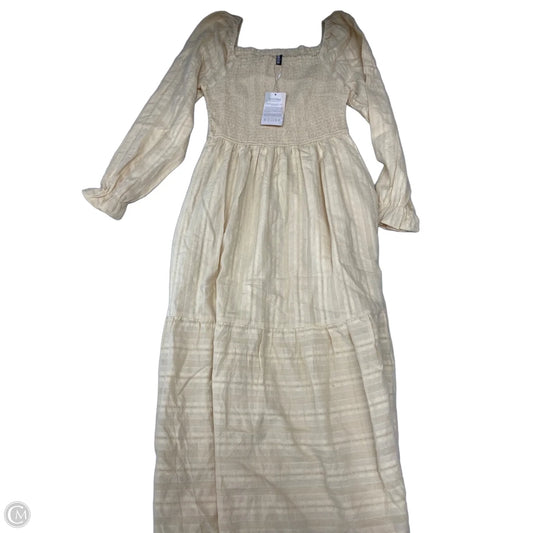 Dress Casual Maxi By Btfbm In Cream, Size: S