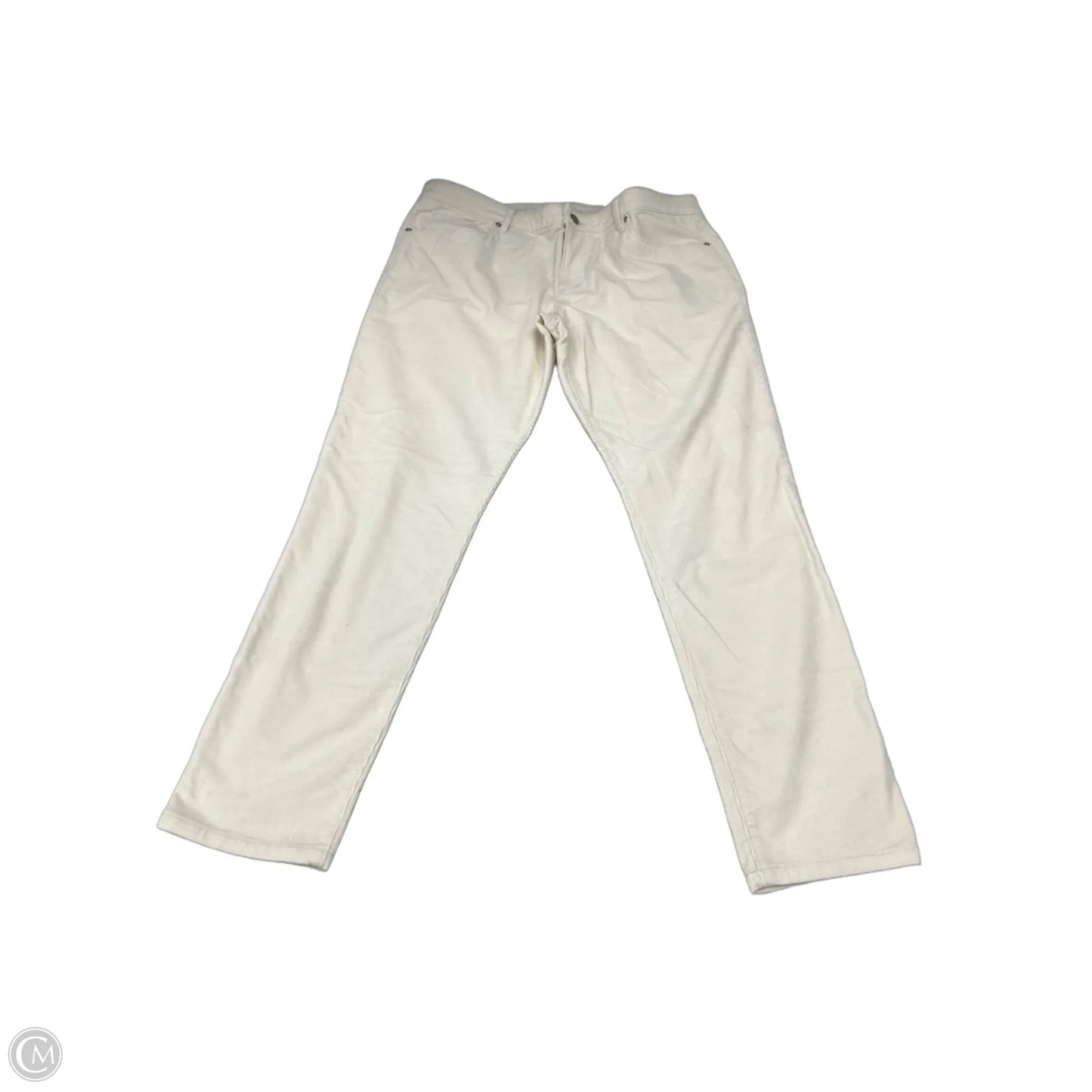 Pants Corduroy By Loft In Cream, Size: 12