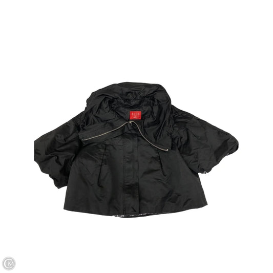 Coat Raincoat By Elle In Black, Size: M