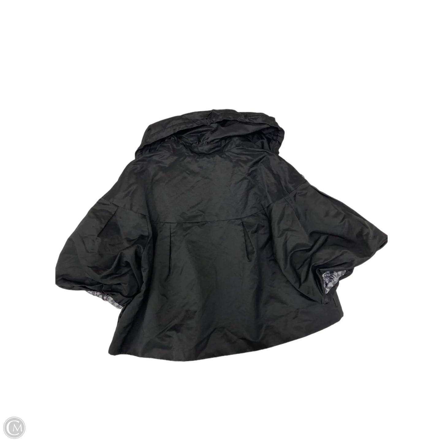 Coat Raincoat By Elle In Black, Size: M