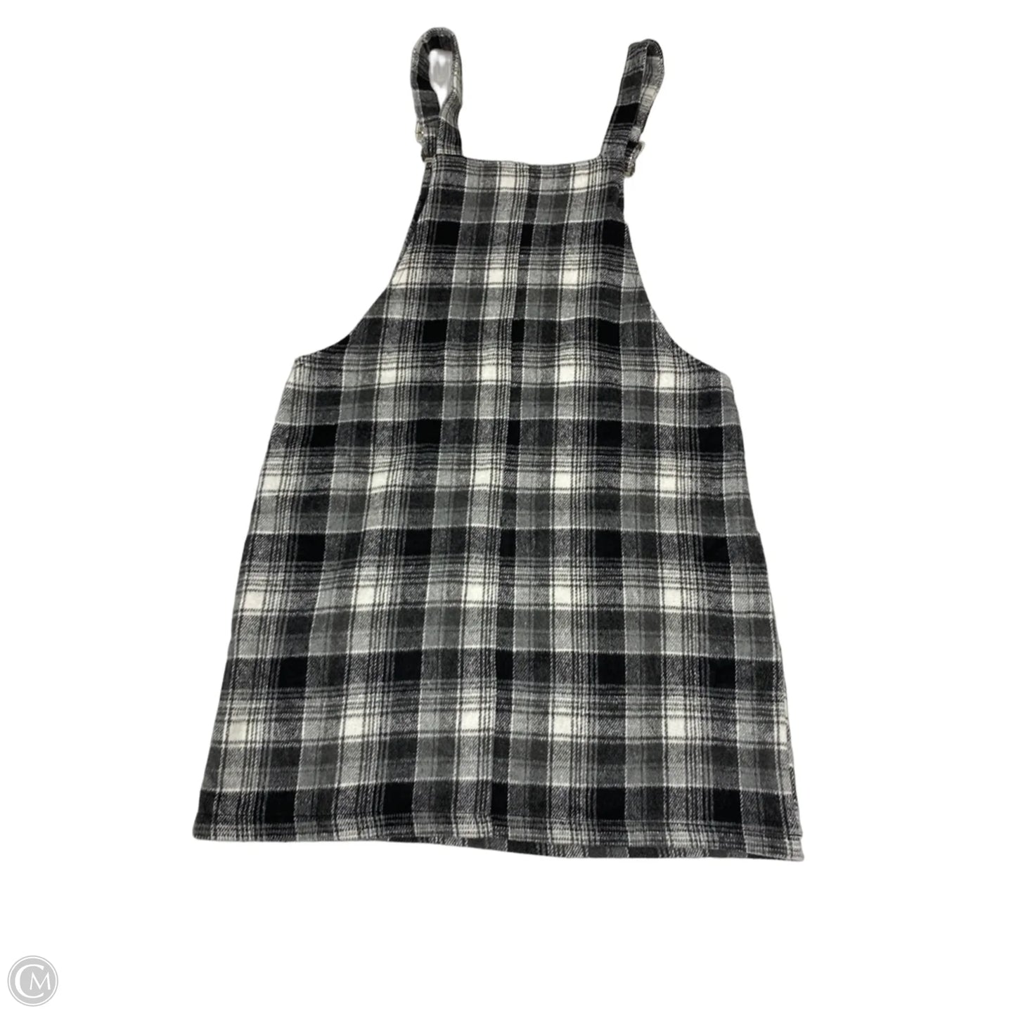Shortalls By Pink Lily In Plaid Pattern, Size: S