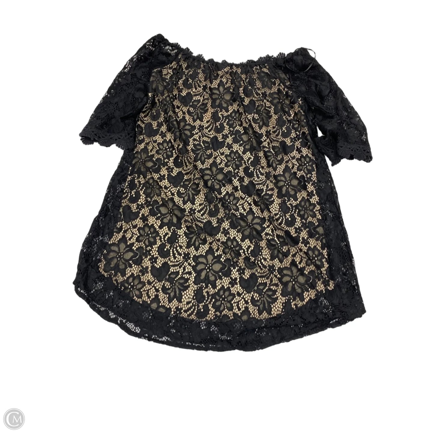 Tunic 3/4 Sleeve By Umgee In Black, Size: S