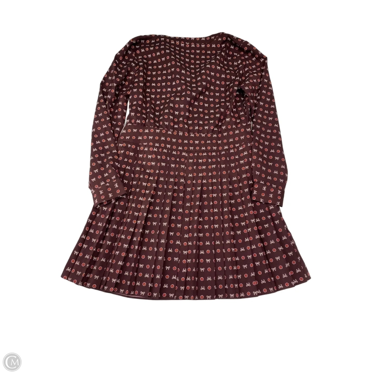 Dress Work By Loft In Maroon, Size: S