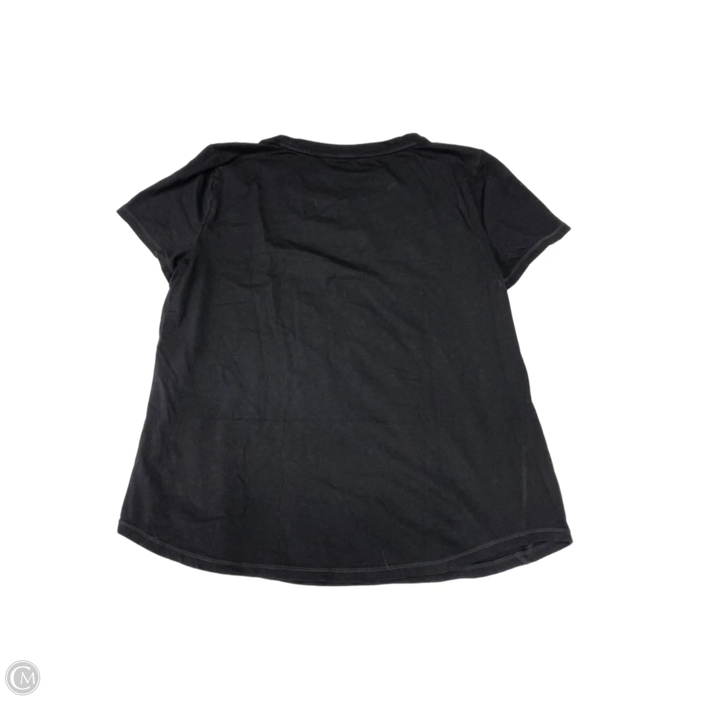 Top Short Sleeve Basic By Talbots In Black, Size: Xl