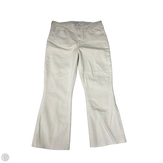 Jeans Wide Leg By Frank And Eileen In Cream, Size: 14