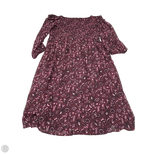 Dress Casual Maxi By Beachlunchlounge In Maroon, Size: Xl