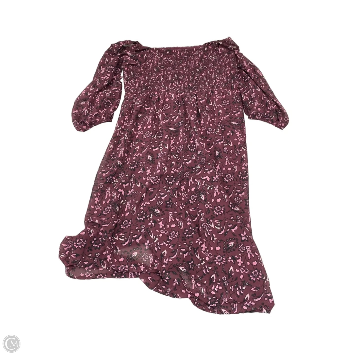 Dress Casual Maxi By Beachlunchlounge In Maroon, Size: Xl