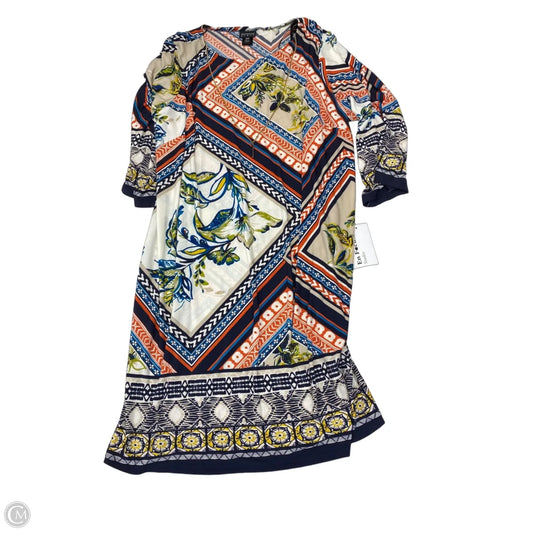 Dress Casual Midi By En Focus In Multi-colored, Size: Xl