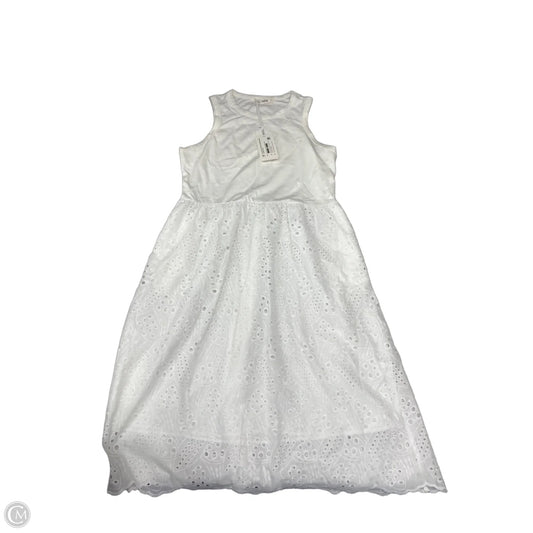Dress Casual Maxi By Grace Karin In White, Size: 2x