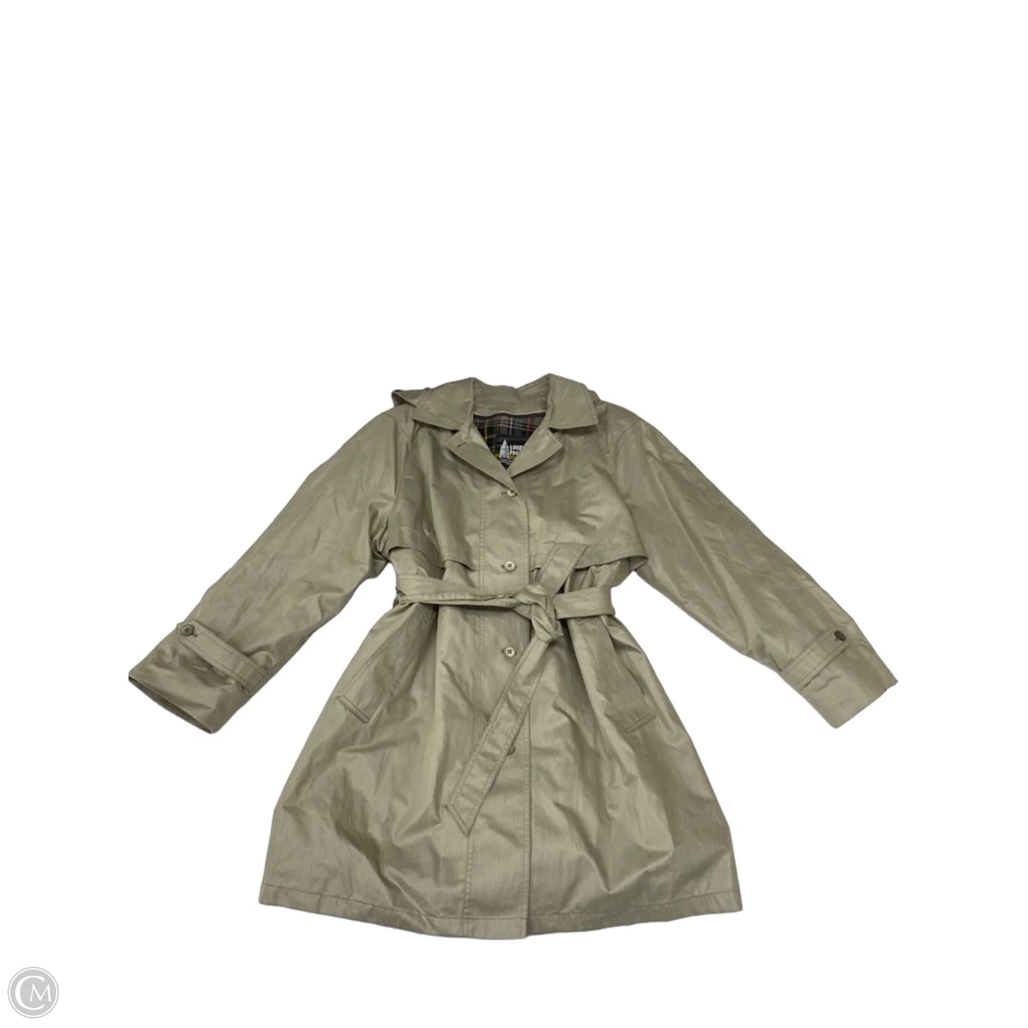 Coat Trench Coat By London Fog In Tan, Size: Xl