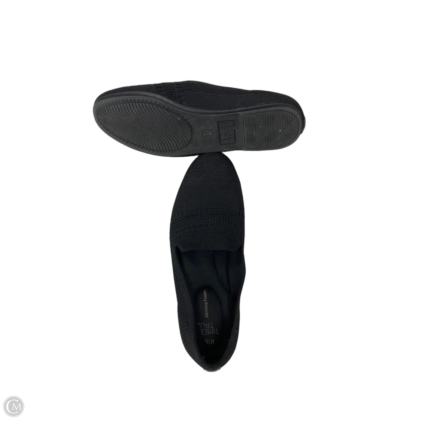 Shoes Flats By Time And Tru In Black, Size: 8.5