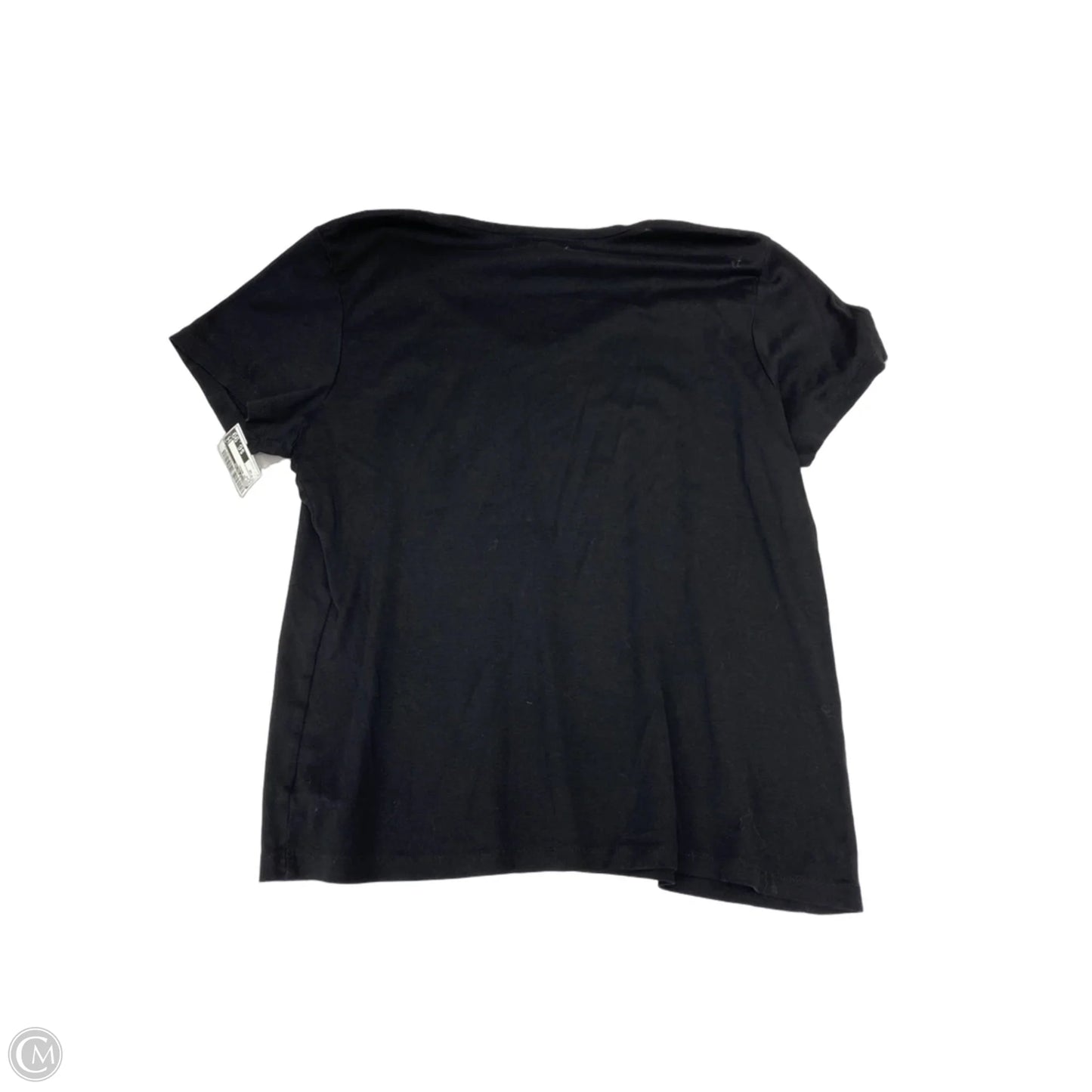 Top Short Sleeve Basic By Rebecca Malone In Black, Size: 1x
