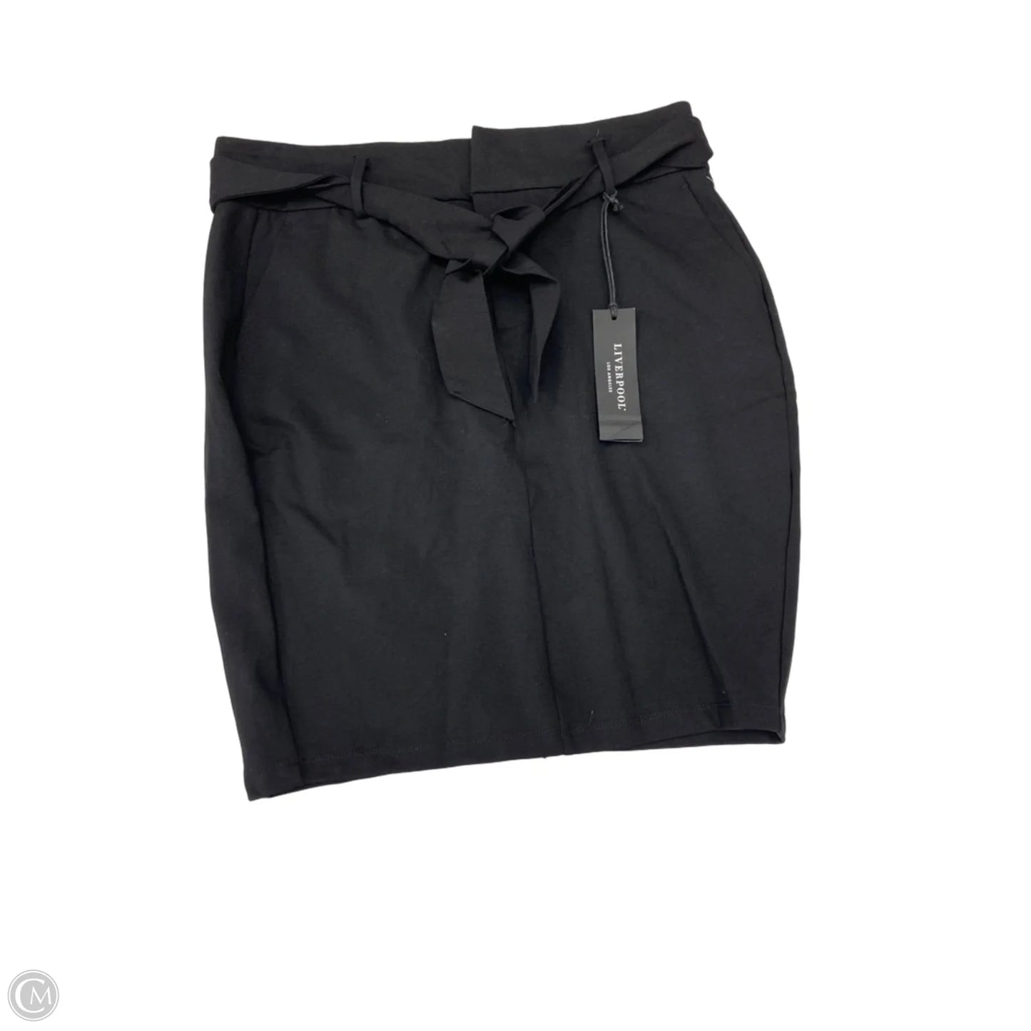 Skirt Mini & Short By Liverpool In Black, Size: 14