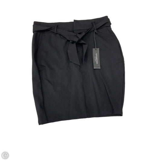 Skirt Mini & Short By Liverpool In Black, Size: 14