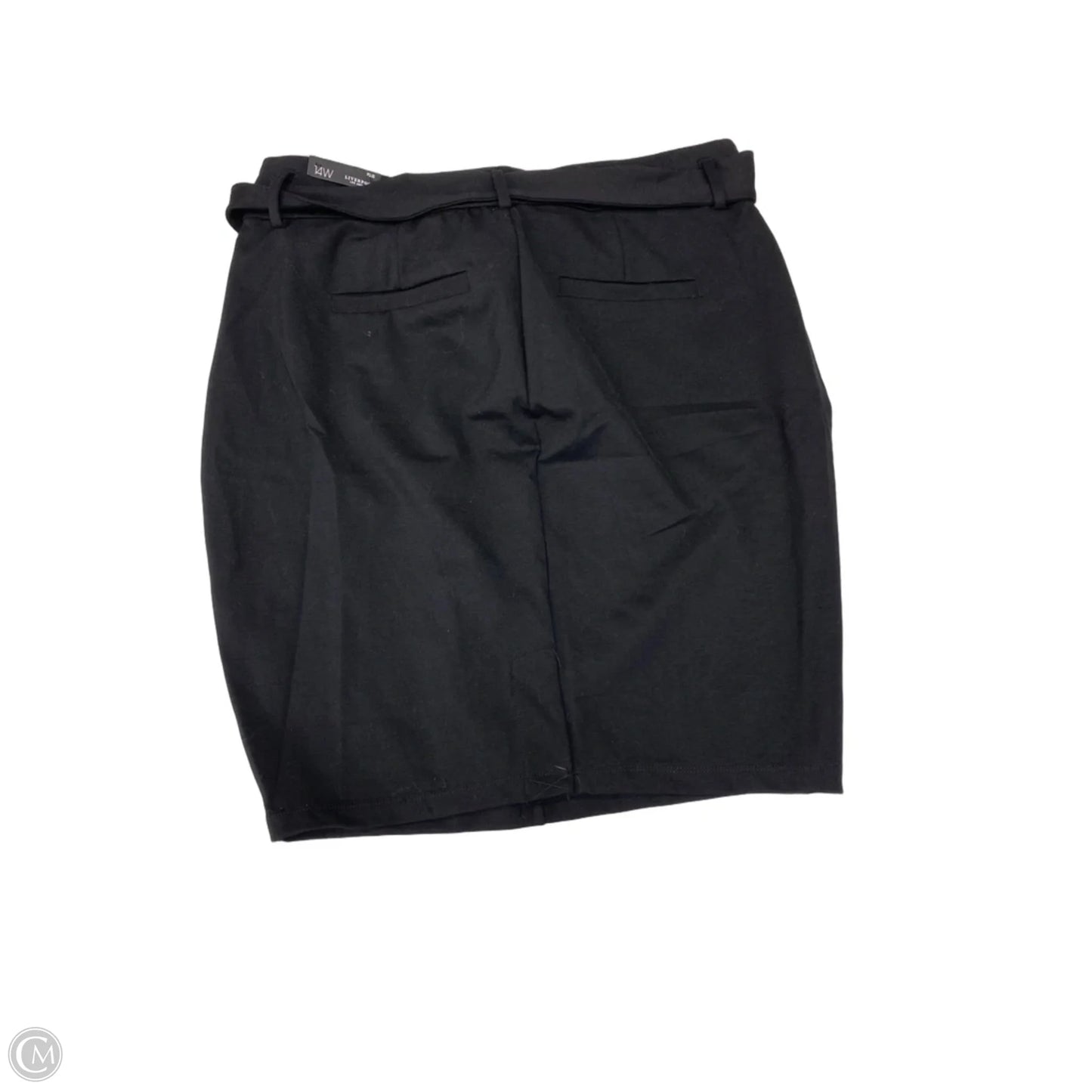 Skirt Mini & Short By Liverpool In Black, Size: 14