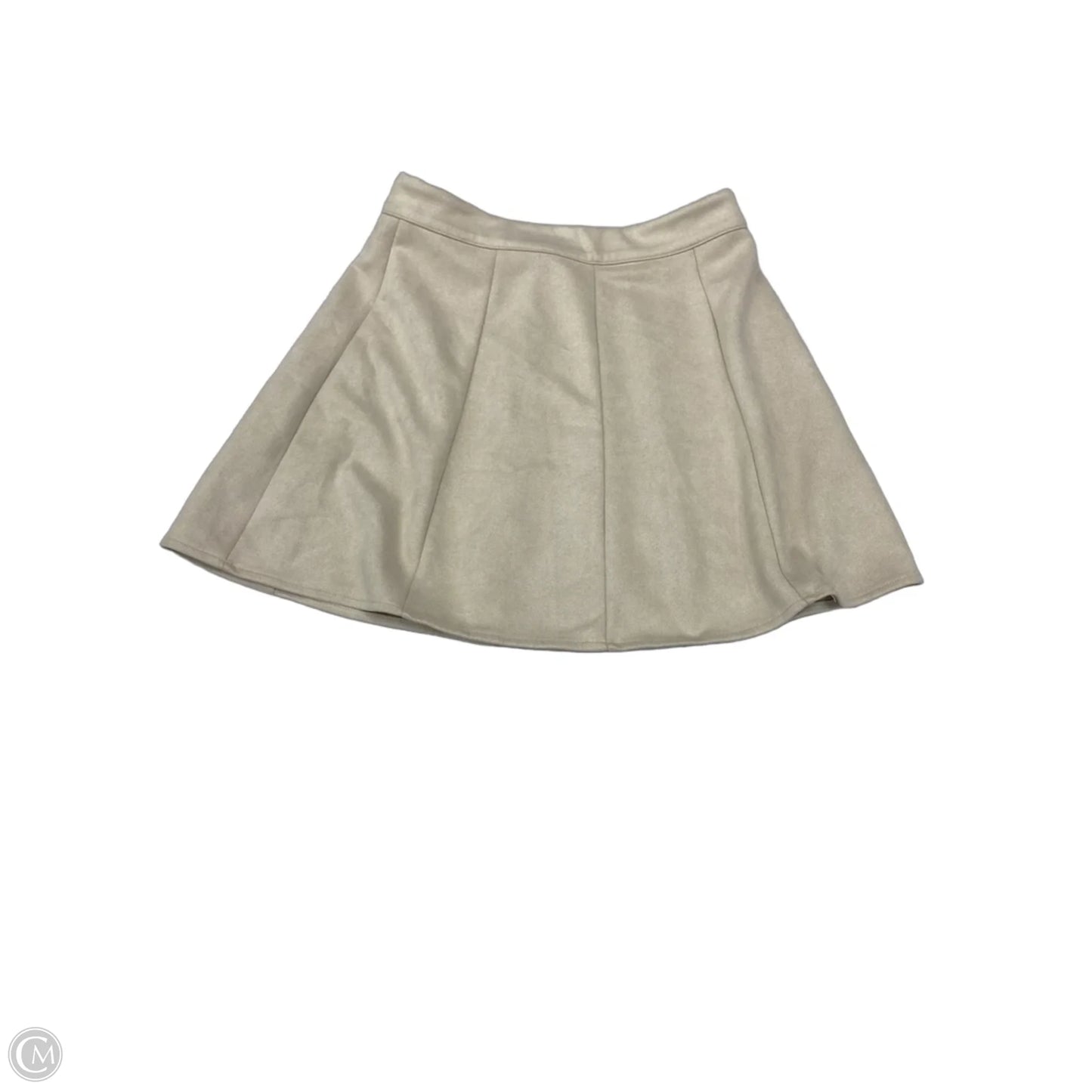 Skirt Mini & Short By Clothes Mentor In Beige, Size: 12