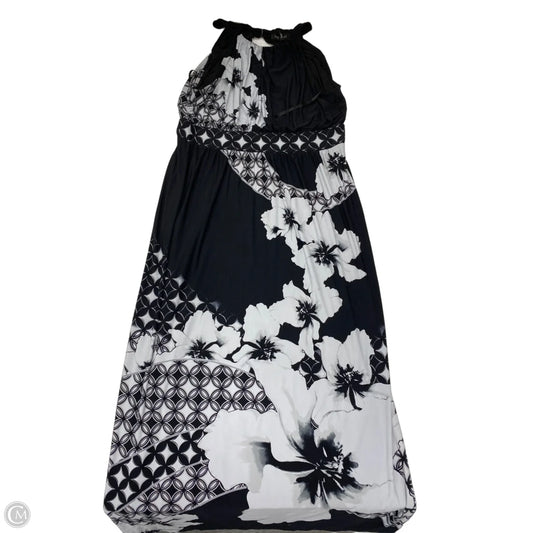 Dress Casual Maxi By White House Black Market In Black & White, Size: Xl