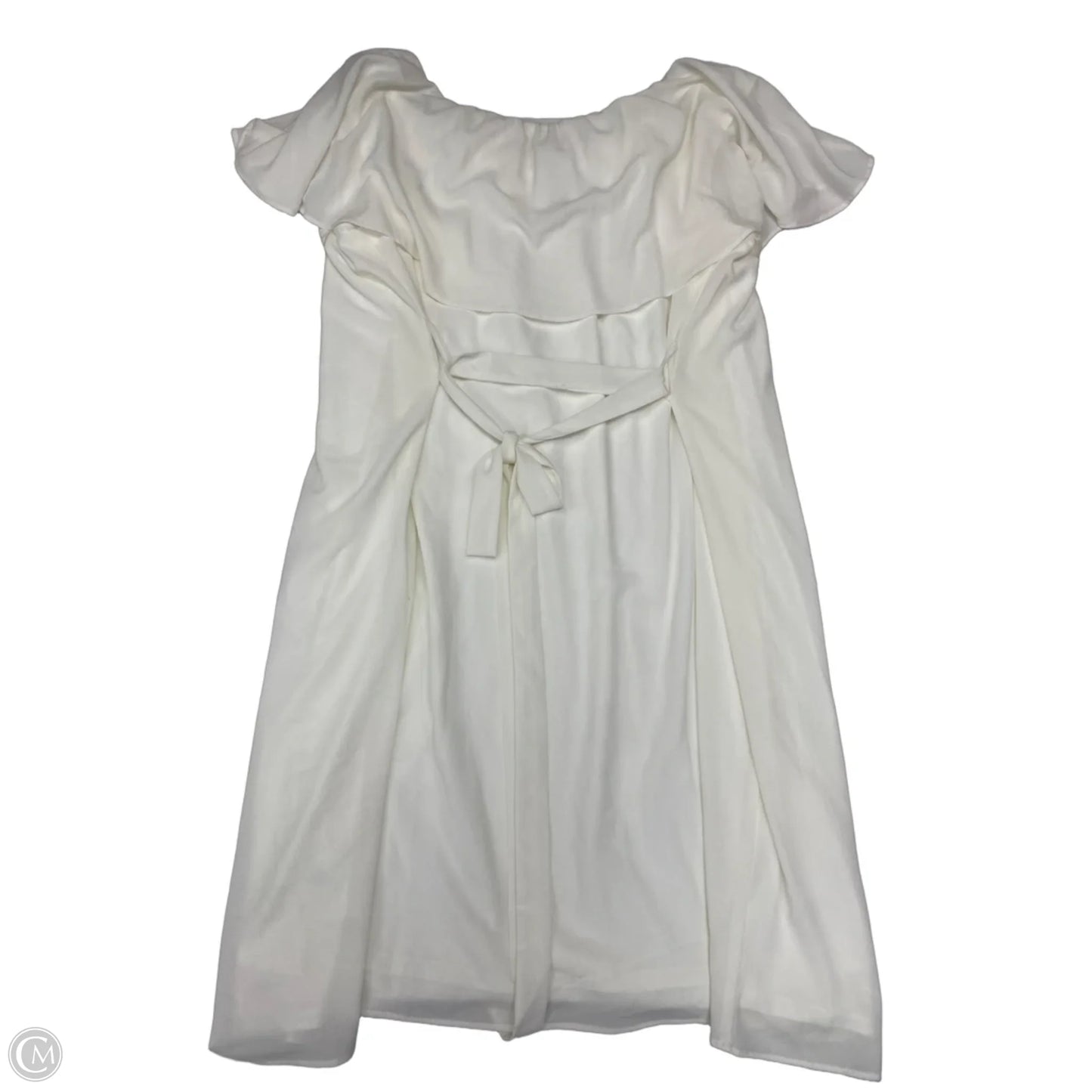 Dress Casual Midi By Lane Bryant In Ivory, Size: Xl