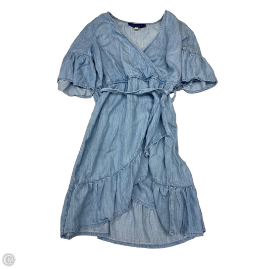 Dress Casual Midi By Blue Rain In Blue Denim, Size: M