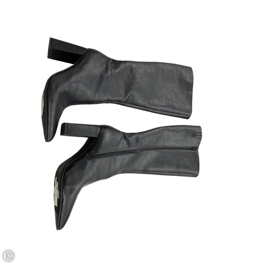 Boots Over-the-knee Heels By Clothes Mentor In Black, Size: 10