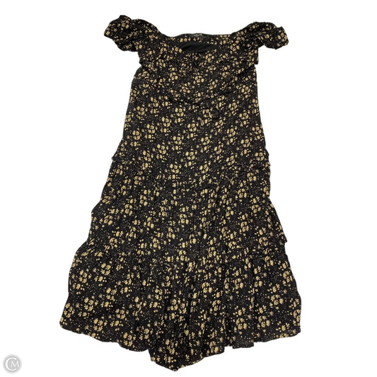 Dress Casual Maxi By Lulus In Black & Tan, Size: M