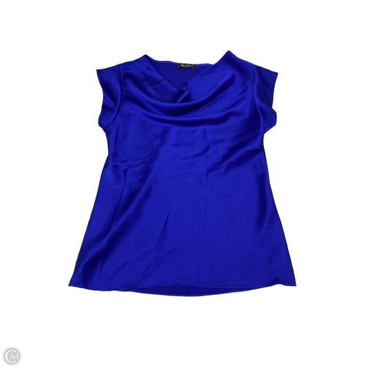 Blouse Short Sleeve By Clothes Mentor In Blue, Size: S