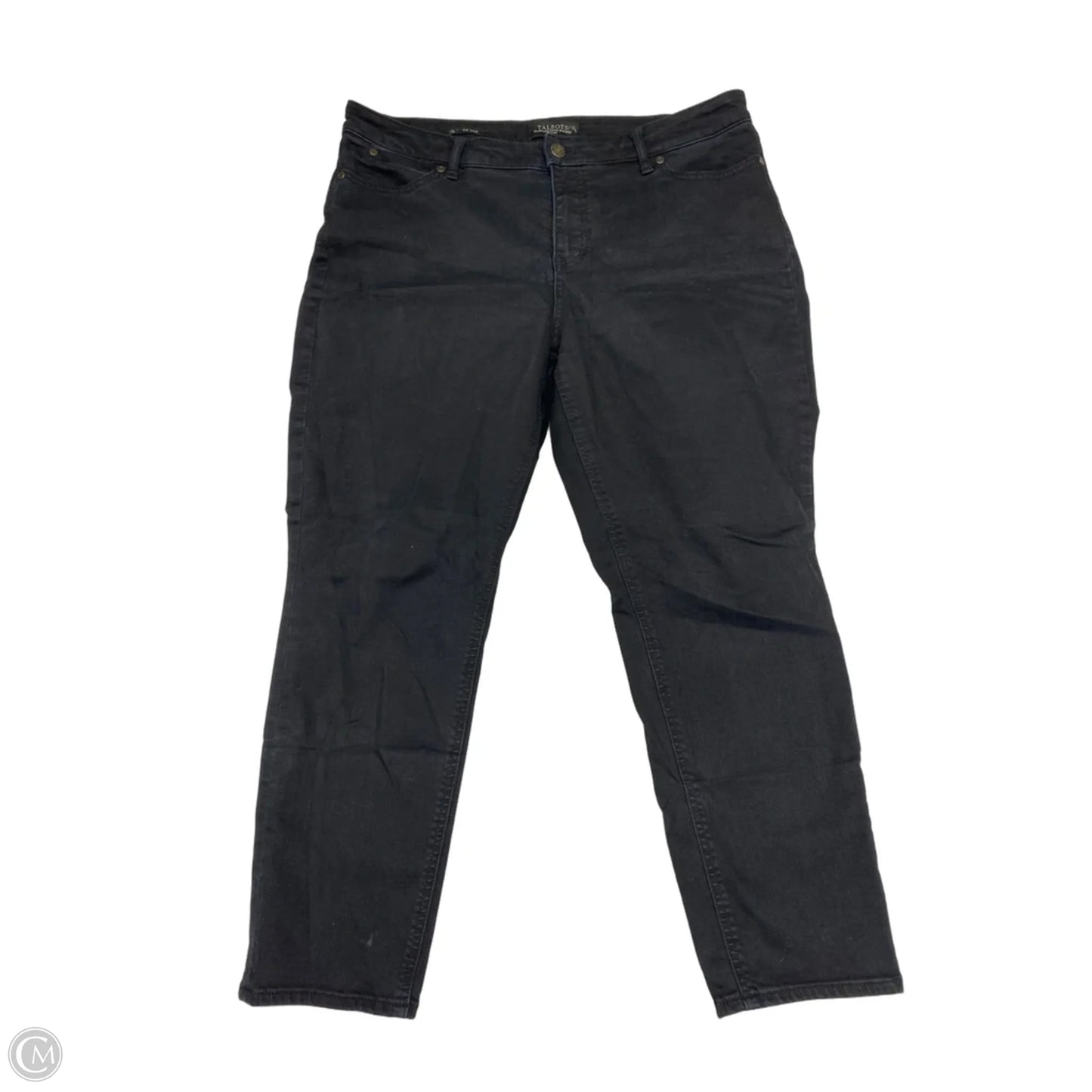 Jeans Boyfriend By Talbots In Black, Size: 14p