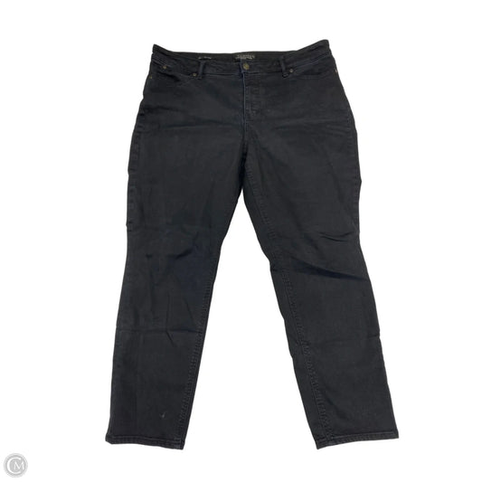 Jeans Boyfriend By Talbots In Black, Size: 14p
